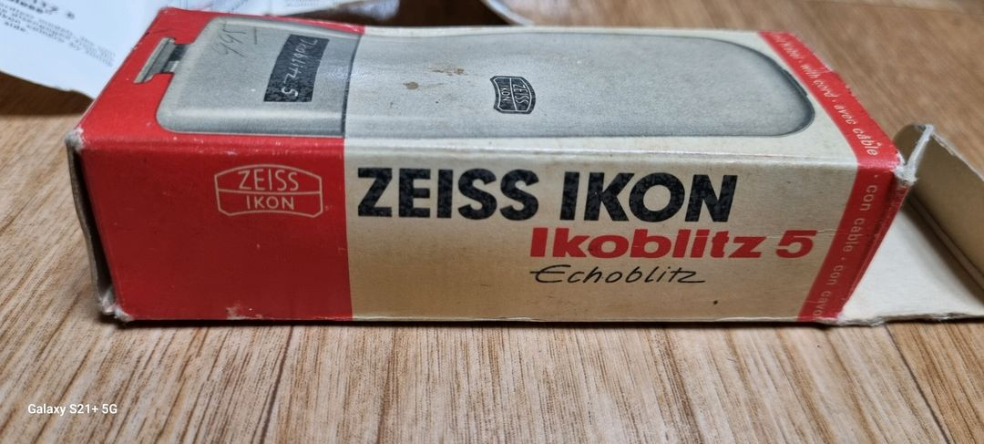 (양) 미사용 박스품 Zeiss Ikon의 Ikoblitz 5 플래시--6