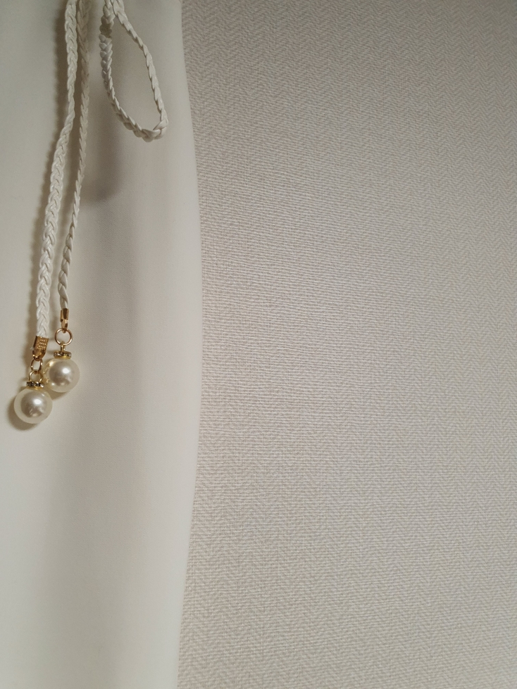 모조에스핀 아이보리 스커트 55 사이즈 정품--2