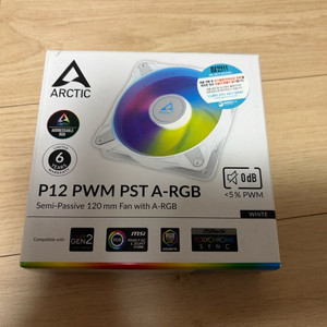 ARCTIC P12 PWM PST A-RGB White