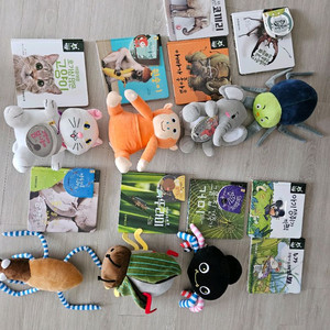 유아책 22권, 인형 11개 세트 일괄