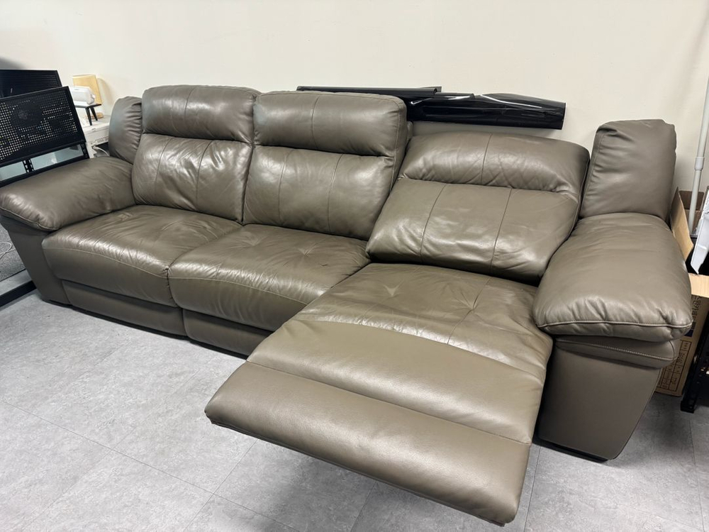 전동 리클라이너 소파 3인가죽--1
