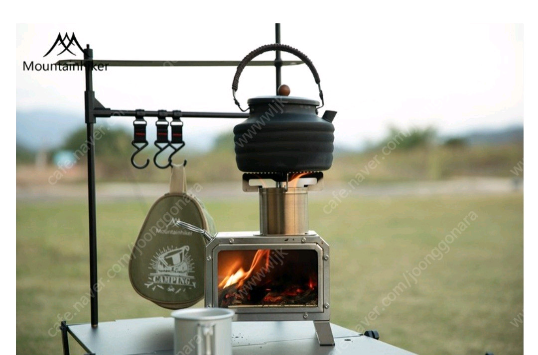 캠핑용 유리 휴대용 화목 난로 - 새상품 이미지