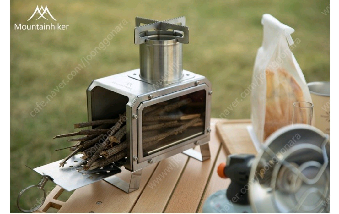 캠핑용 유리 휴대용 화목 난로 - 새상품 이미지