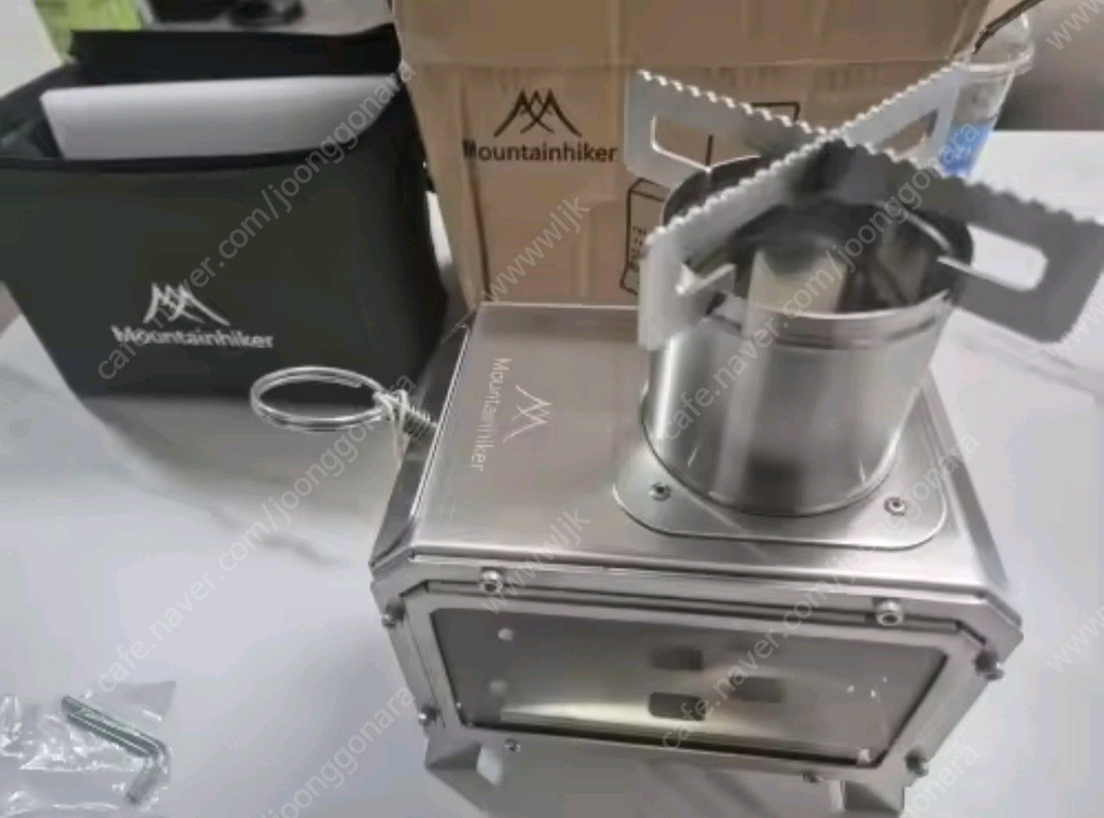 캠핑용 유리 휴대용 화목 난로 - 새상품 이미지