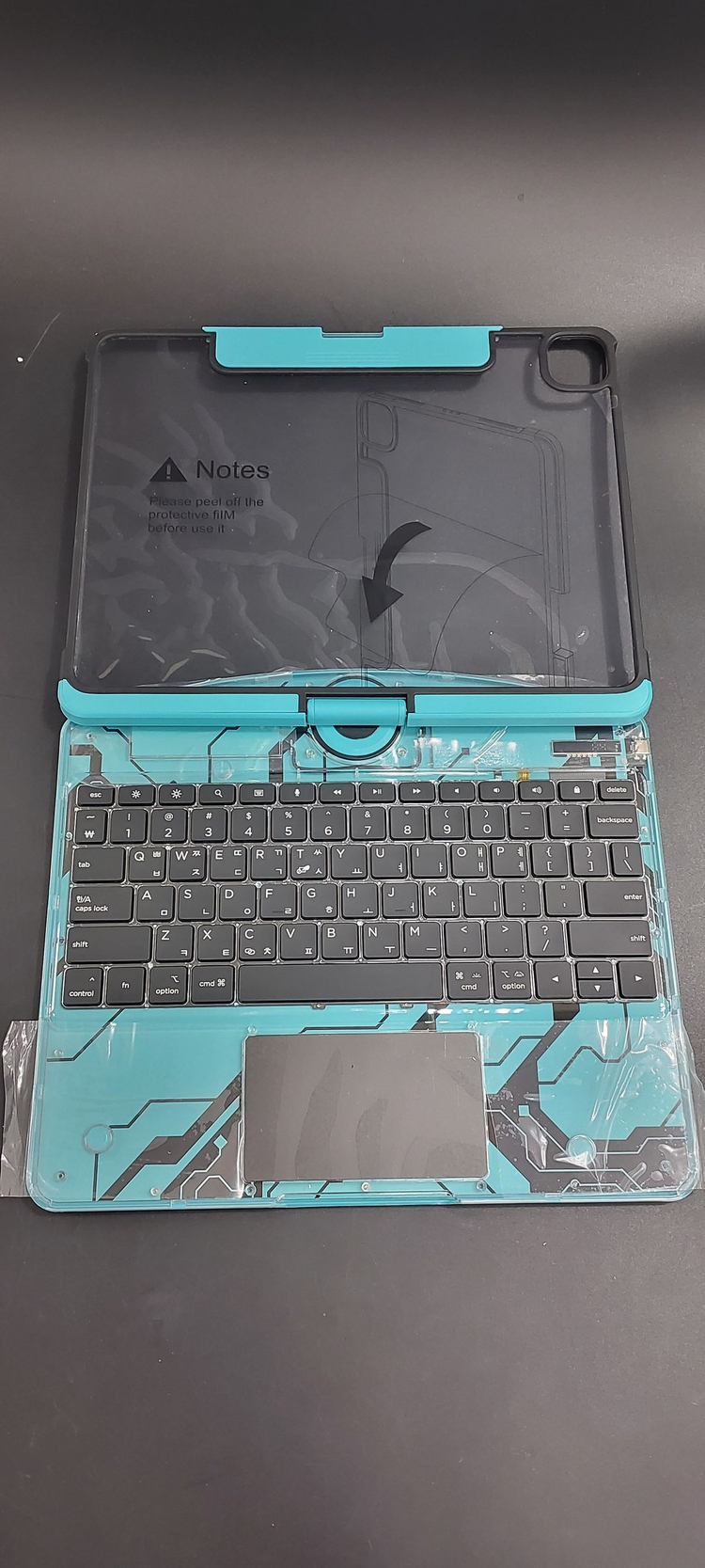 AITEWO 아이패드 호환 매직키보드 케이스--2