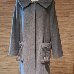 기비 밍크 앙고라 코트