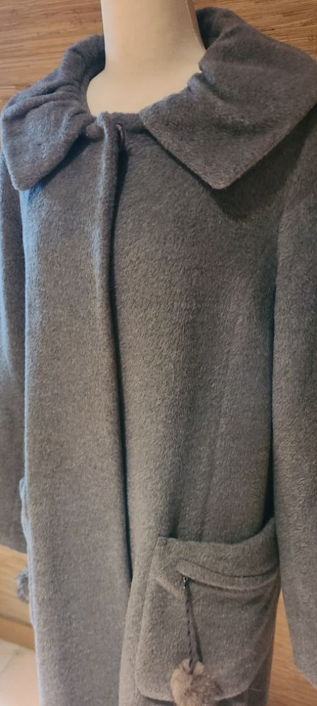 기비 밍크 앙고라 코트--3