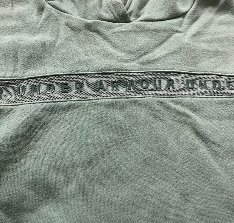 언더아머 여성 크롭 후드티 M--1