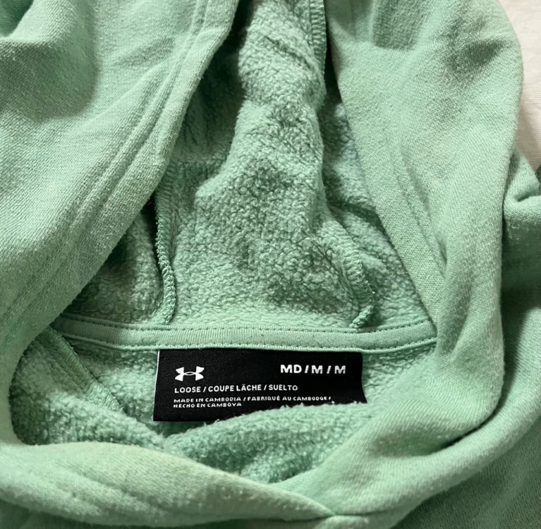 언더아머 여성 크롭 후드티 M--2