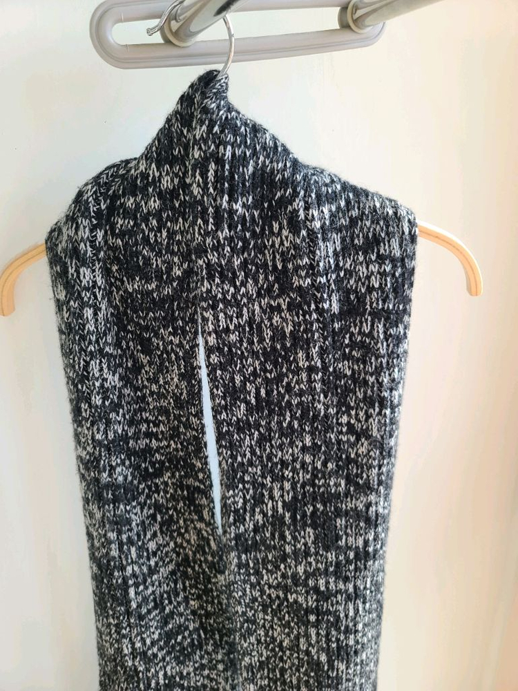 겨울 니트 목도리 이미지