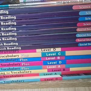 Reading for vocabulary plus /American textbook full set 16권 판매합니