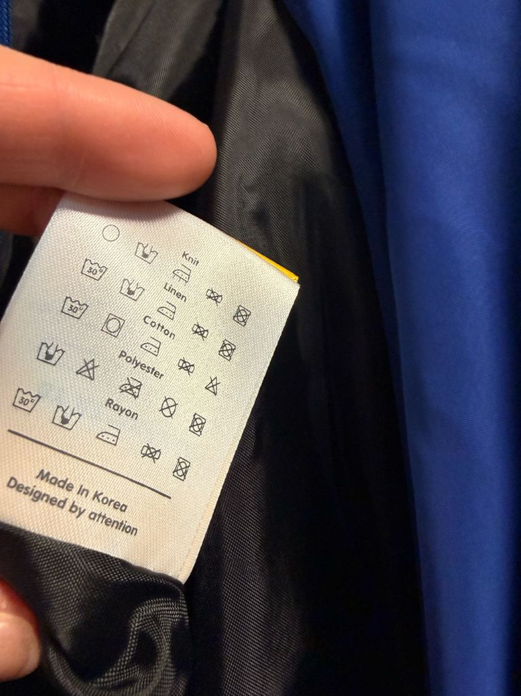 디자이너 오버핏 바람막이 점퍼 자켓 집업 105110115사이즈--5