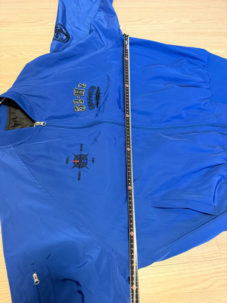 디자이너 오버핏 바람막이 점퍼 자켓 집업 105110115사이즈--7