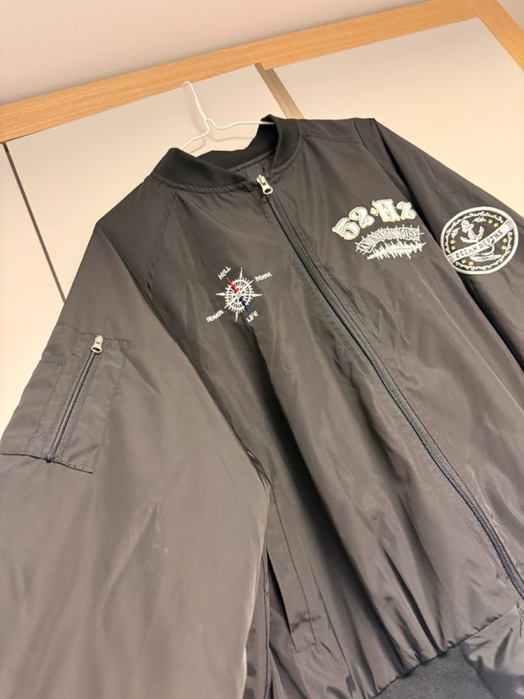 디자이너 오버핏 바람막이 점퍼 자켓 집업 105110115 사이즈 정도--2