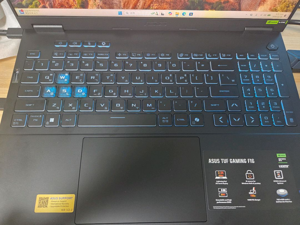 ASUS TUF Gaming F16 RTX 5070 게이밍 노트북 신품급--2