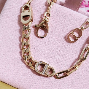 14k 체인언발 팔찌~ 로즈골드 기성사이즈