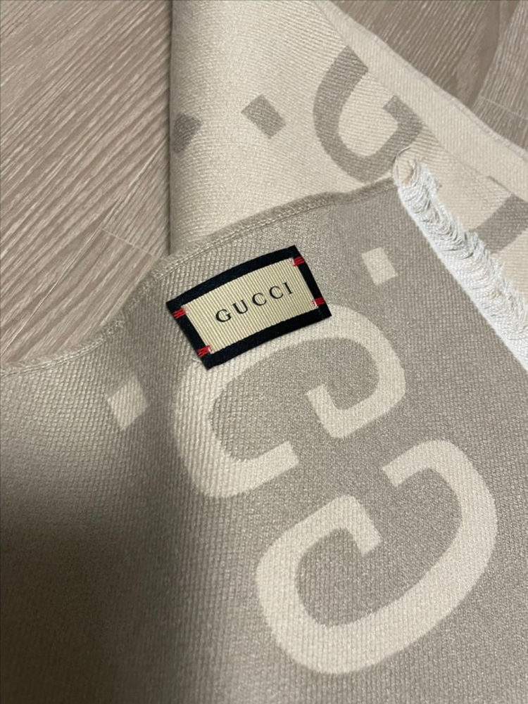 구찌 양면 머플러 목도리 남녀공용--2