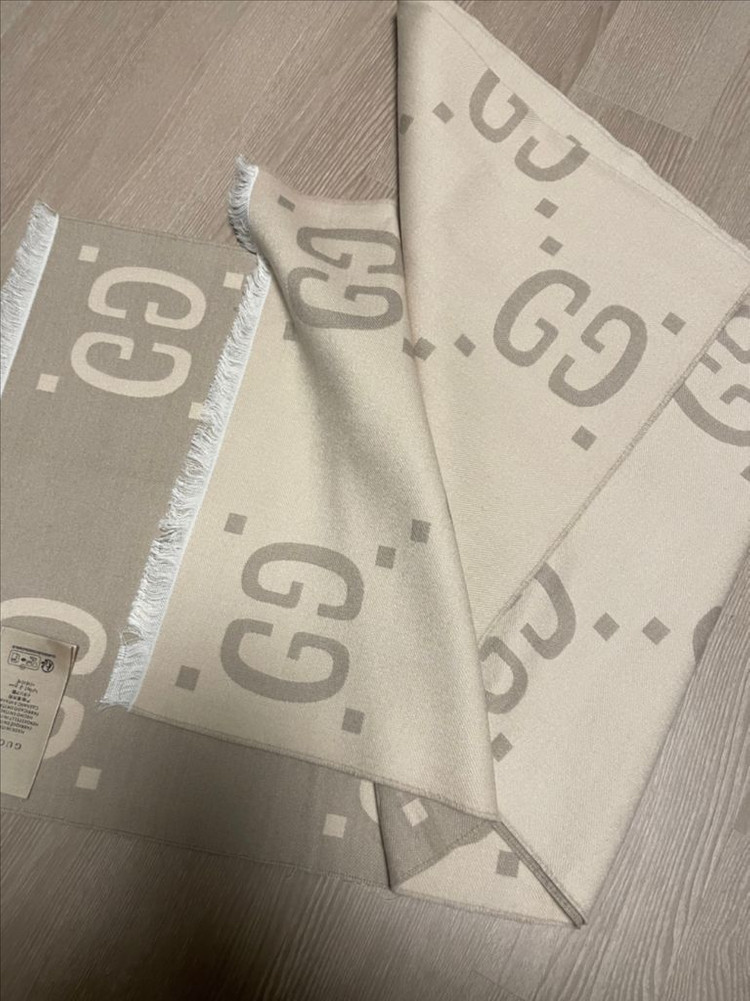 구찌 양면 머플러 목도리 남녀공용--3