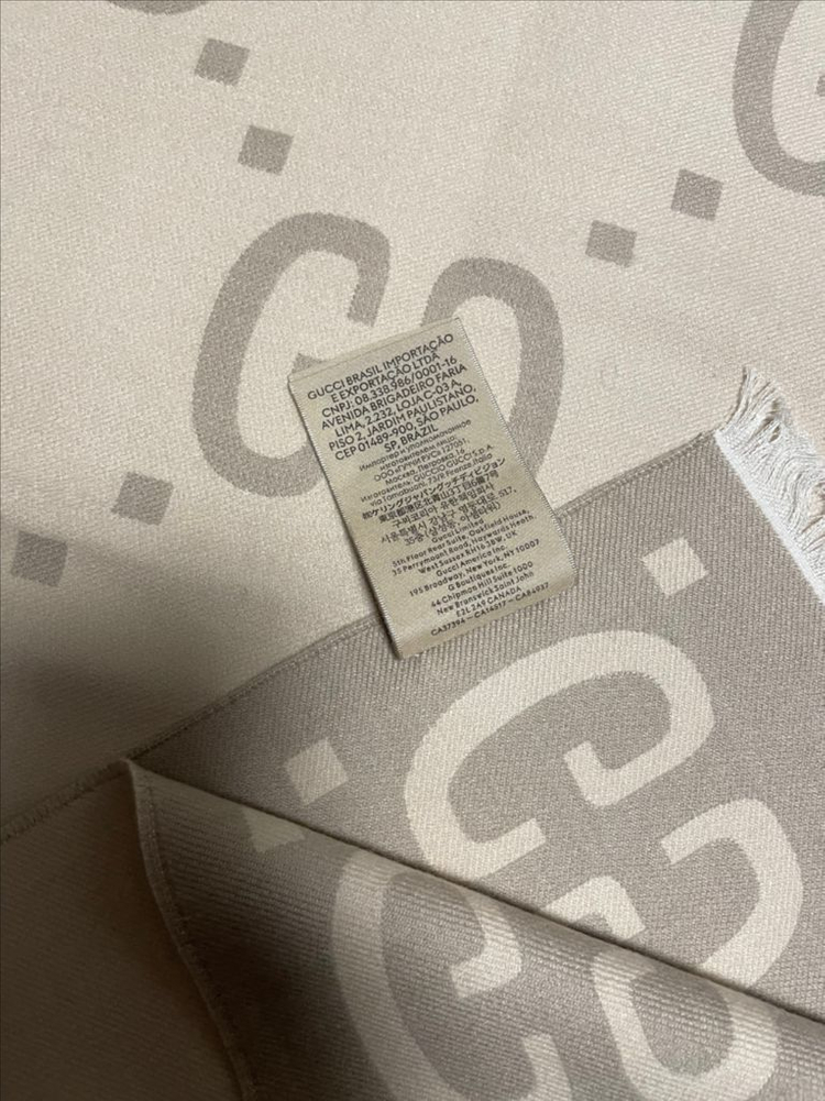 구찌 양면 머플러 목도리 남녀공용--4