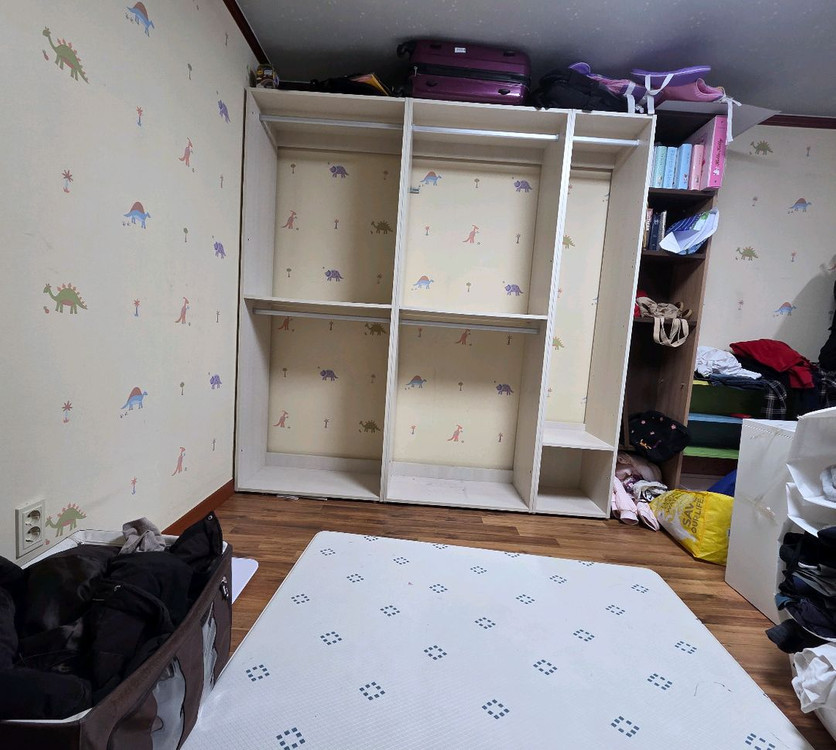 리바트 시스템 행거 드레스룸 2800 세트--1