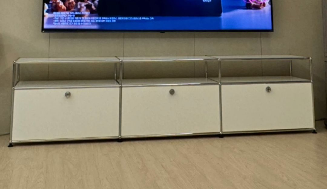 USM Haller TV Table 3x2 퓨어 화이트--1