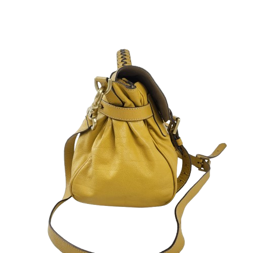 정품 멀버리 알렉사백 머스터드 미듐--2