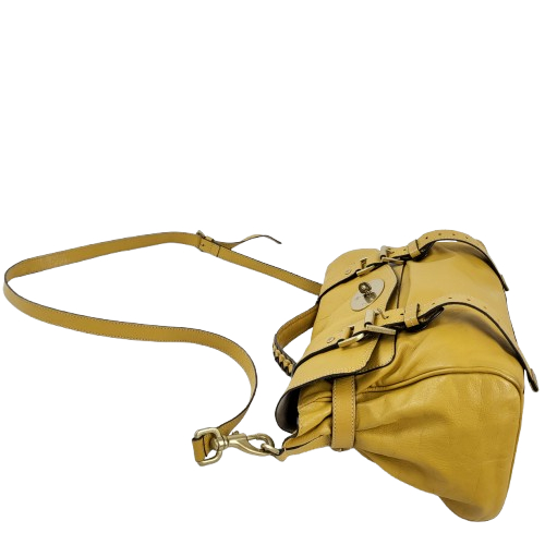 정품 멀버리 알렉사백 머스터드 미듐--4