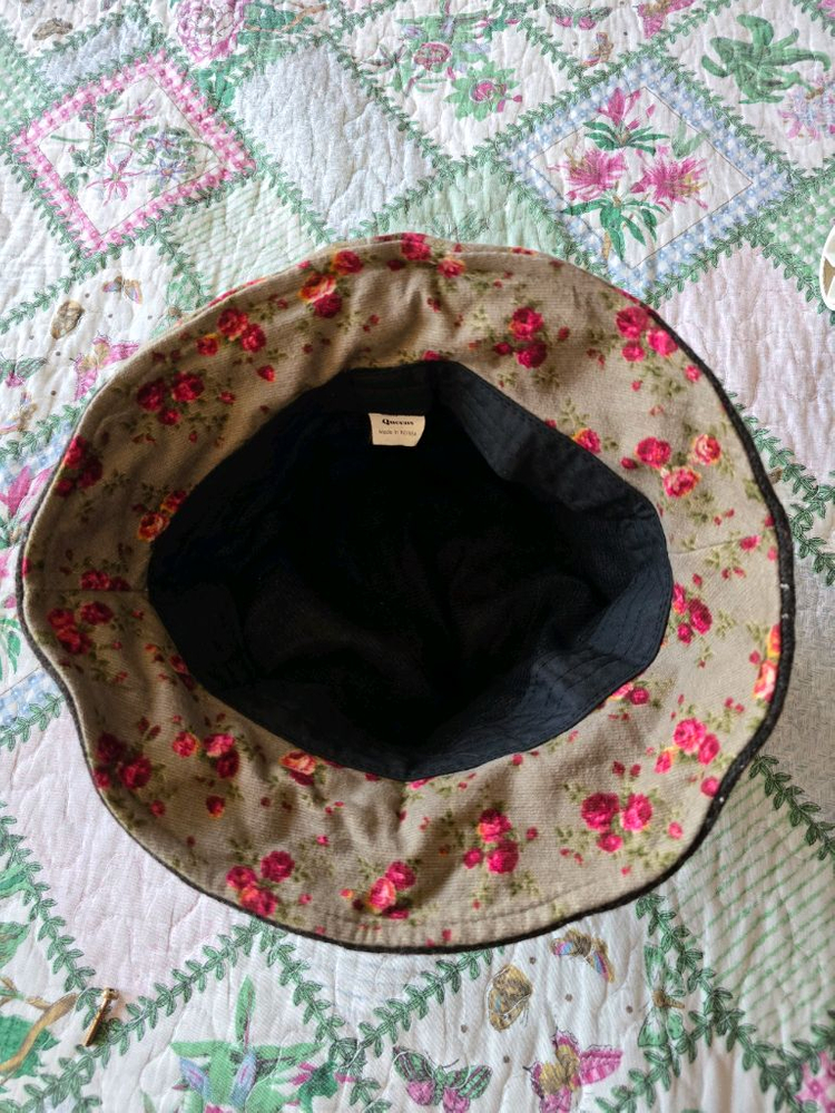 새거수준/겨울/환절기 봄가을/장미꽃 면 패딩 모자--5