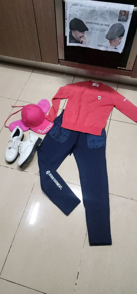 타이틀리스트 여성 방풍 니트패딩 66/ 파리게이츠 니트--7