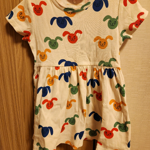 미니로디니 멀티래빗 원피스 9298