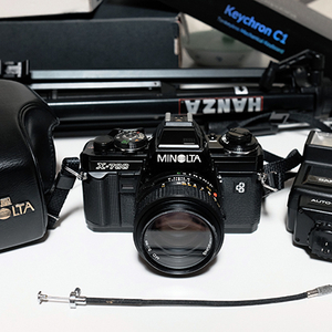 미놀타 x-700 x700(MD50mm F1.4 ,AUTO 700PX,삼각대) 입문용세트 팝니다