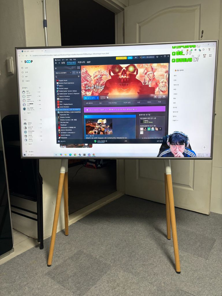 삼성 55인치 4K 스마트TV--1