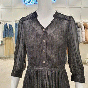 쥬크 글리터 플리츠 원피스 55사이즈(타임 TIME) 이미지