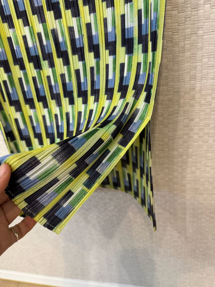 플리츠플리즈 률 스커트 엘로우--2