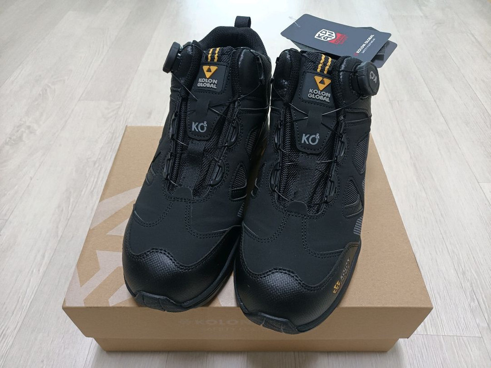 ks-606d 코오롱 안전화 260 255 메쉬 미끄럼방지 새제품--1