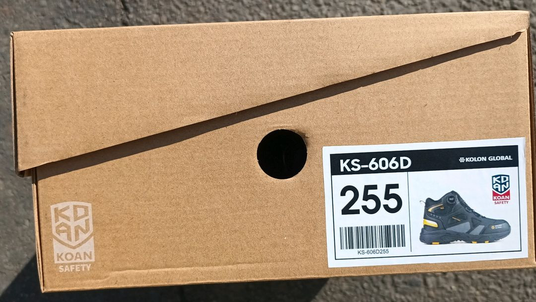 ks-606d 코오롱 안전화 260 255 메쉬 미끄럼방지 새제품--7