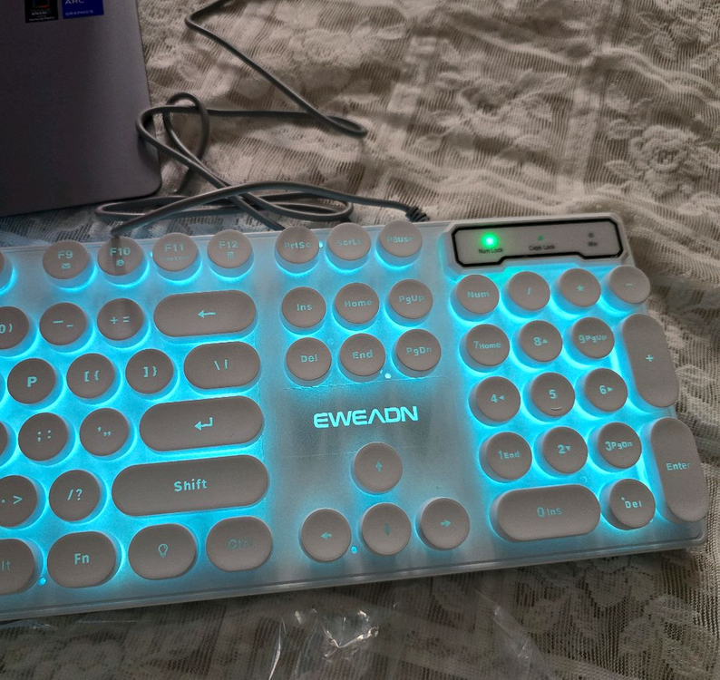 원형 유선키보드 새상품--4