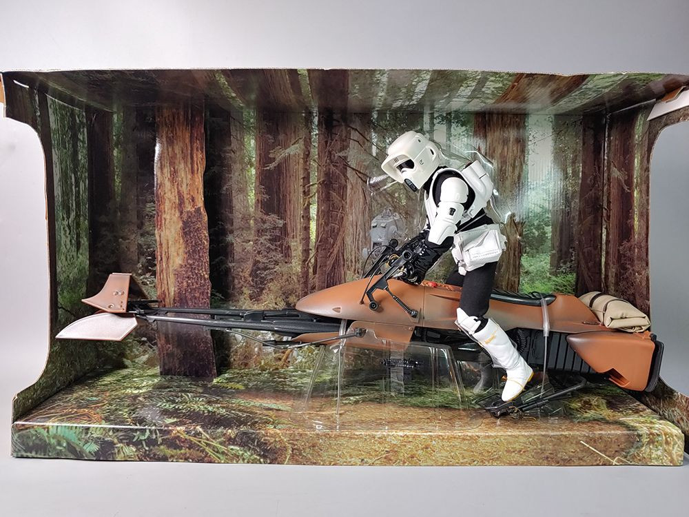 하스브로 스타워즈 스피더 바이크와 스카우트 트루퍼 피규어 1/6--2