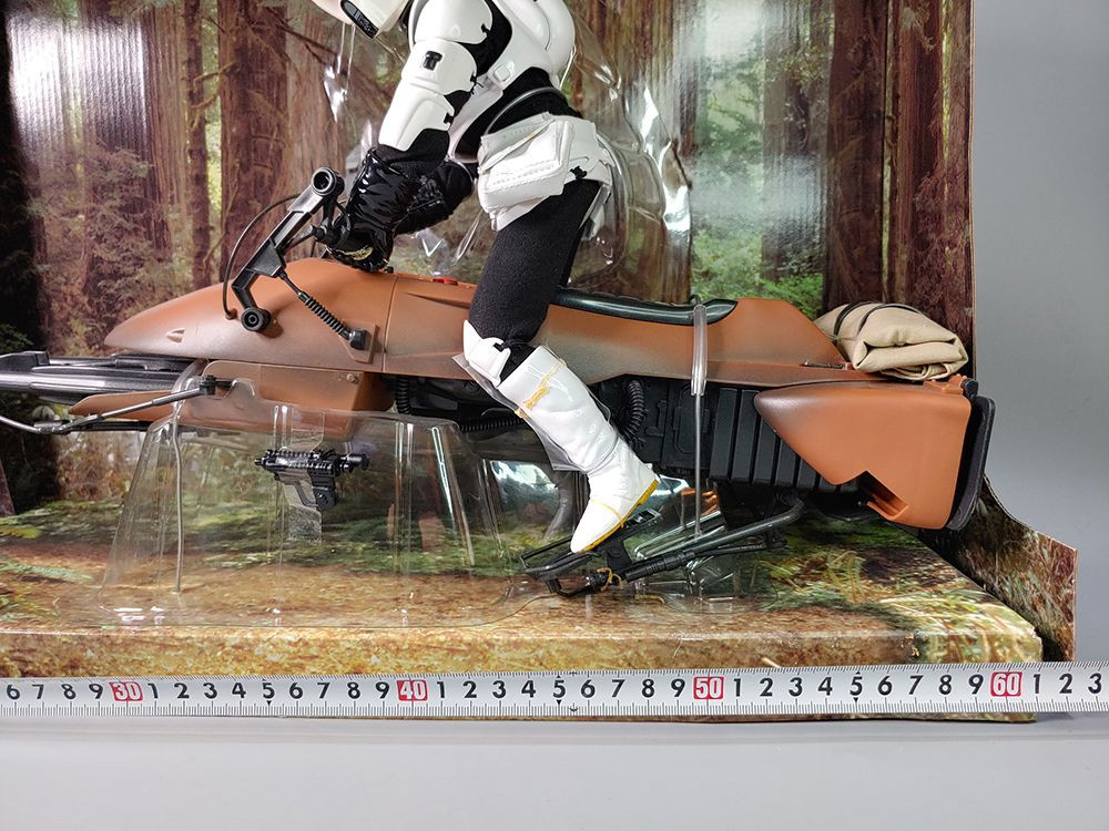 하스브로 스타워즈 스피더 바이크와 스카우트 트루퍼 피규어 1/6--5