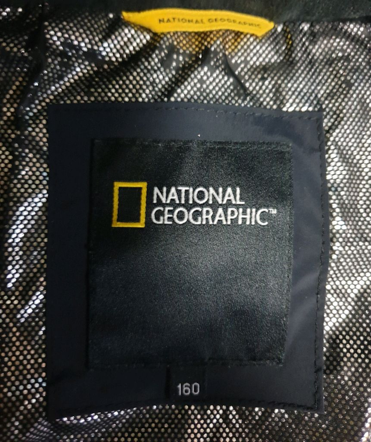 내셔널지오그래픽 키즈 카이만 구스다운 롱패딩 블랙 (160)--4