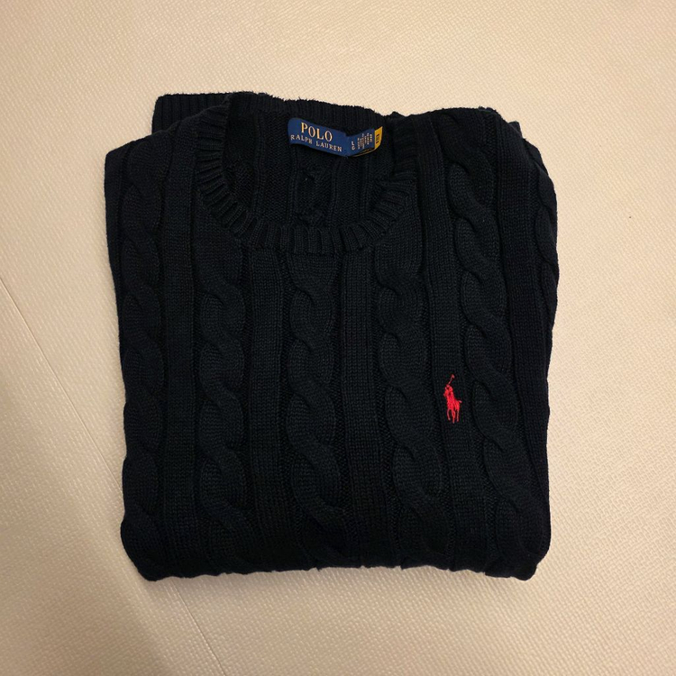 (상태최상)폴로 랄프로렌 케이블니트 네이비 L--0