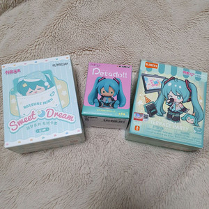 하츠네 미쿠 페타돌,스위트드림,테라스파티 피규어 2종 인형 1종 일괄