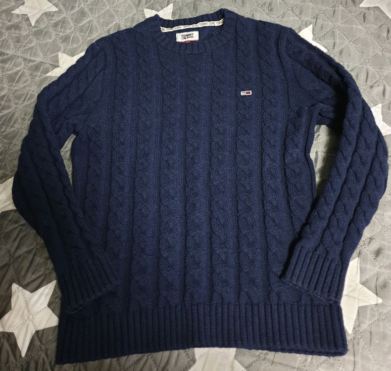 타미진스 꽈배기 혜비 니트 스웨터 네이비 (L)--1