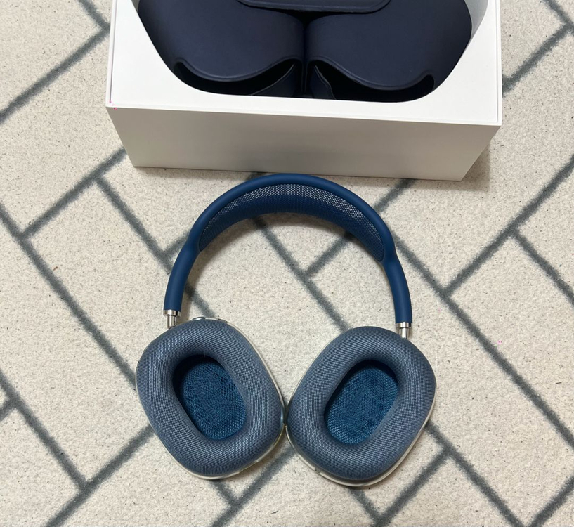 에어팟 맥스 블루 s급 노캔ㅇ--2