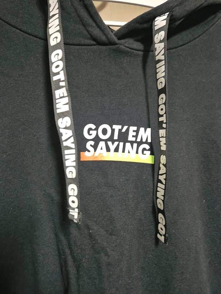 더데이걸즈 블랙 레인보우 후드티 160--1