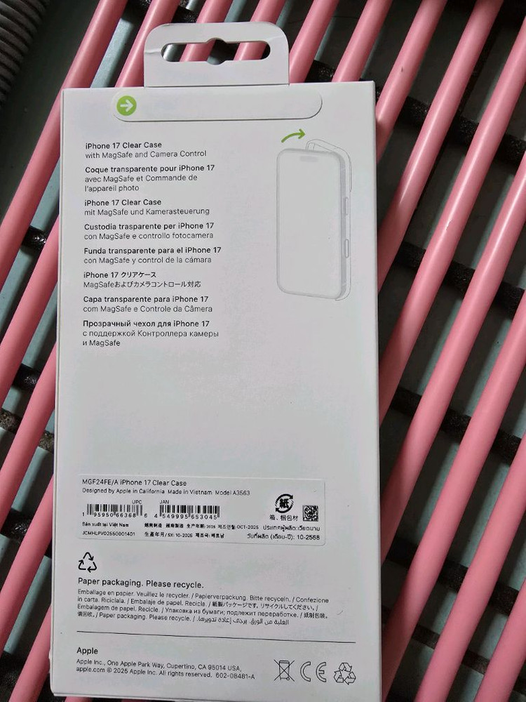 아이폰 16,17,에어 프로,프로맥스 정품 클리어케이스--1