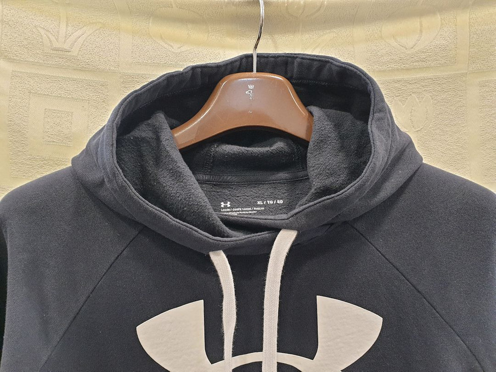언더아머 빅로고 여성 기모 후드티 XL (105)--1