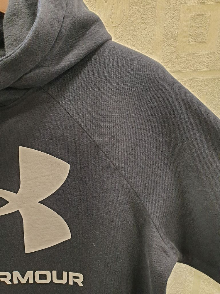 언더아머 빅로고 여성 기모 후드티 XL (105)--3