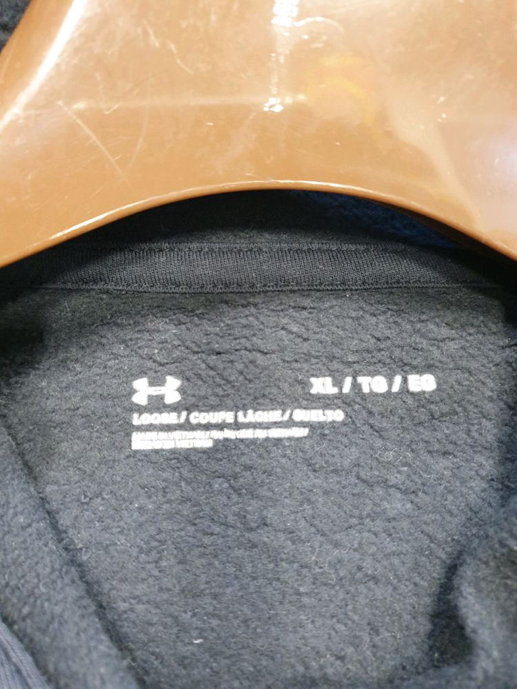 언더아머 빅로고 여성 기모 후드티 XL (105)--7