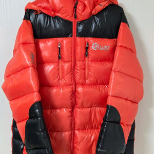 클라임마운트 남성 오렌지/블랙 패딩 100